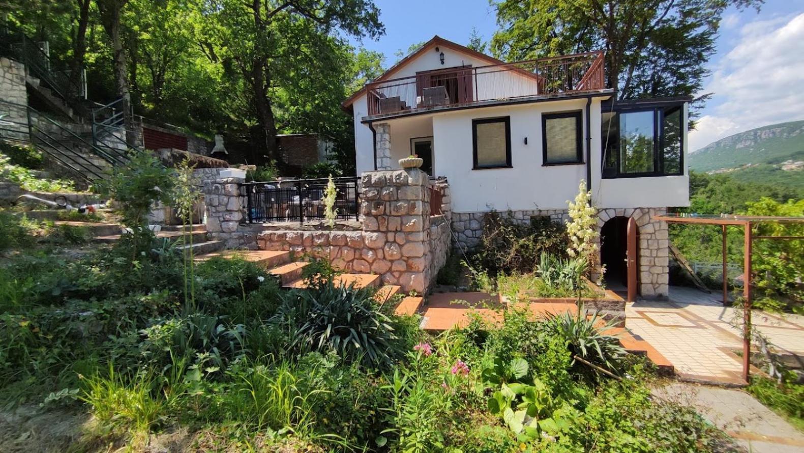 Amazing Sea-Mountain Valley View House With 3 Terraces And Huge Chill Gardens, 5Min From The Sea! Bribir  Exterior photo
